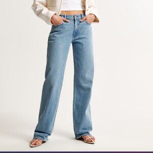 Abercrombie and Fitch Curve Love Low Rise Baggy Jean Sz 25/0R
